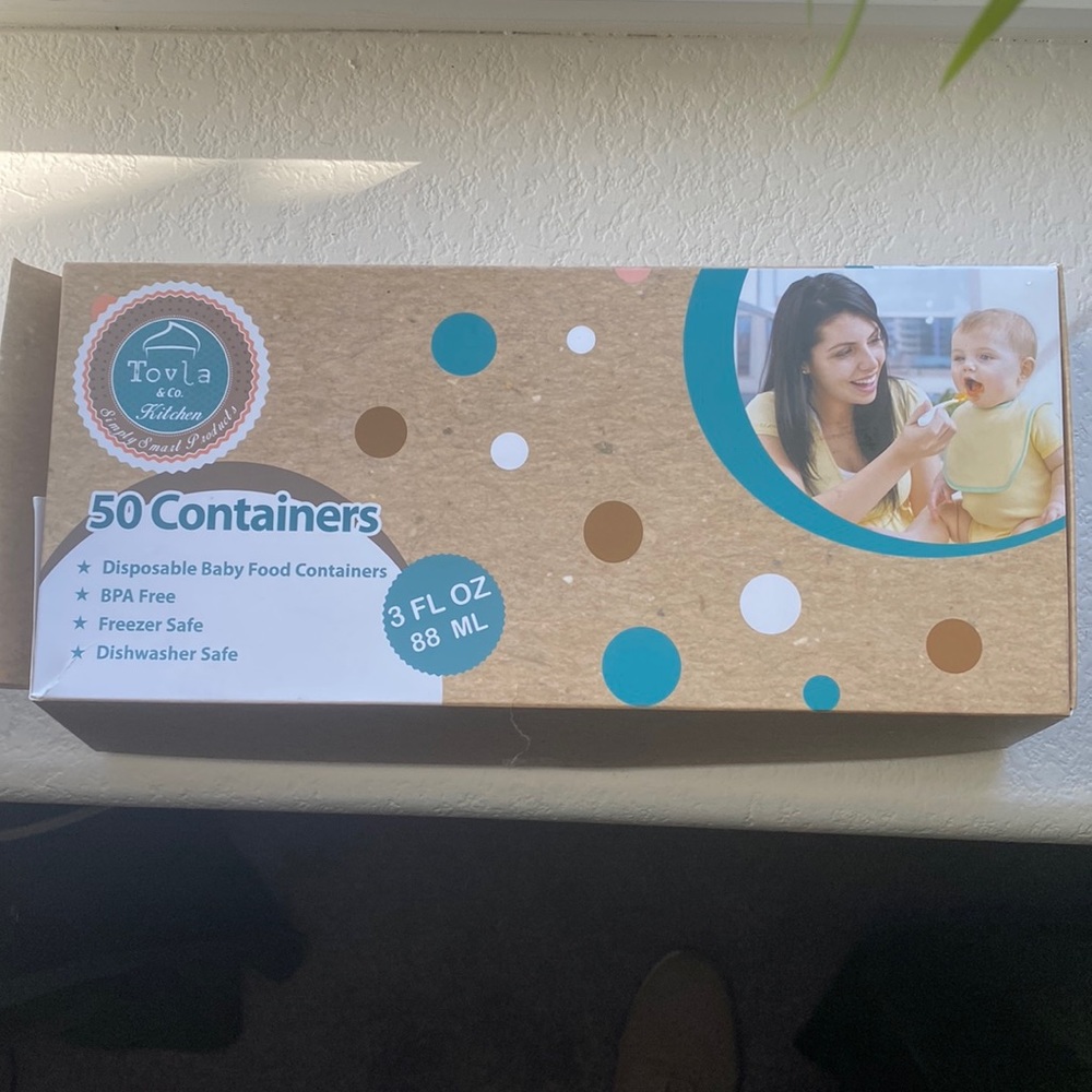 BPA Free Disposable Baby Food Containers